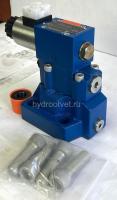 DBW20B2-5X/100YCW220-50N9K4 - Предохранительный клапан Ду25 с давлением настройки до 100 бар, управление - Y - внешний дренаж с разгрузкой B = открыт с электроуправлением W220