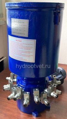 4DDRB-N5.8/30 - Станция смазки электрическая для многоточечных систем, рабочее давление до 315 бар, подача 5,8 мл/мин, мощность двигателя 0,18 кВт, объем бака 30 литров, число выходов: 4